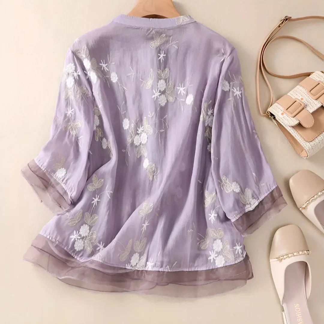 Laurienne | Blouse brodée
