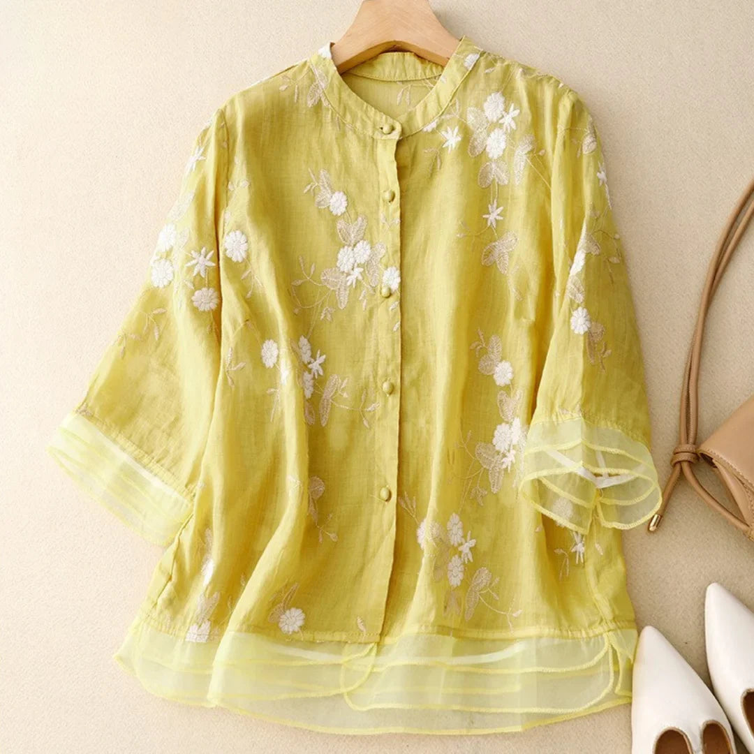 Laurienne | Blouse brodée