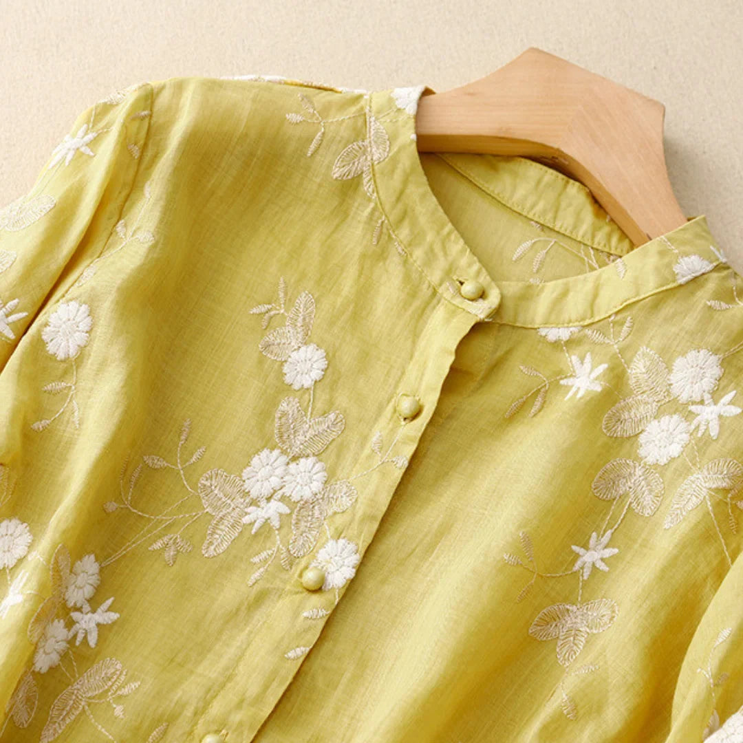 Laurienne | Blouse brodée
