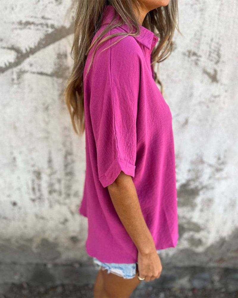Sirena | Chemise stylée et décontractée – Élégance sans effort