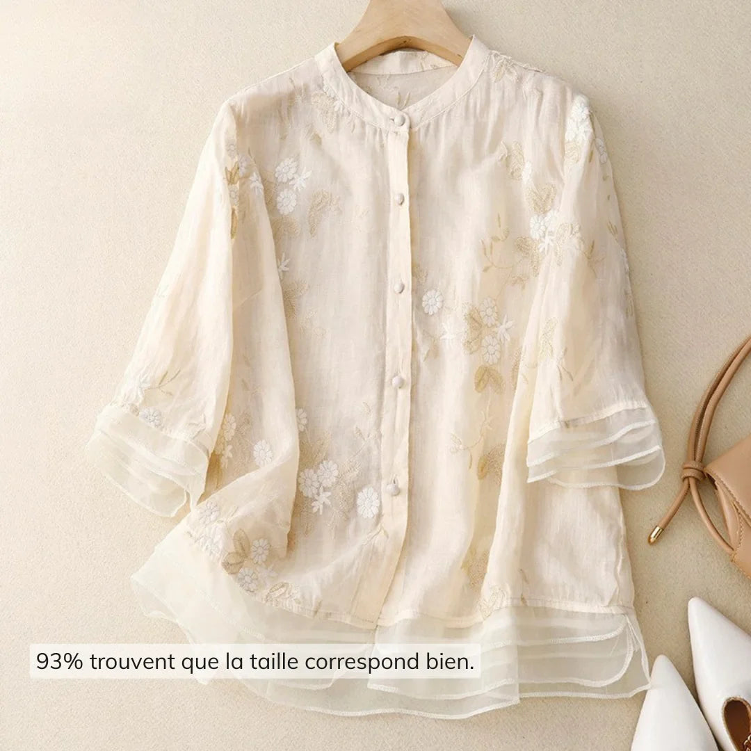 Laurienne | Blouse brodée