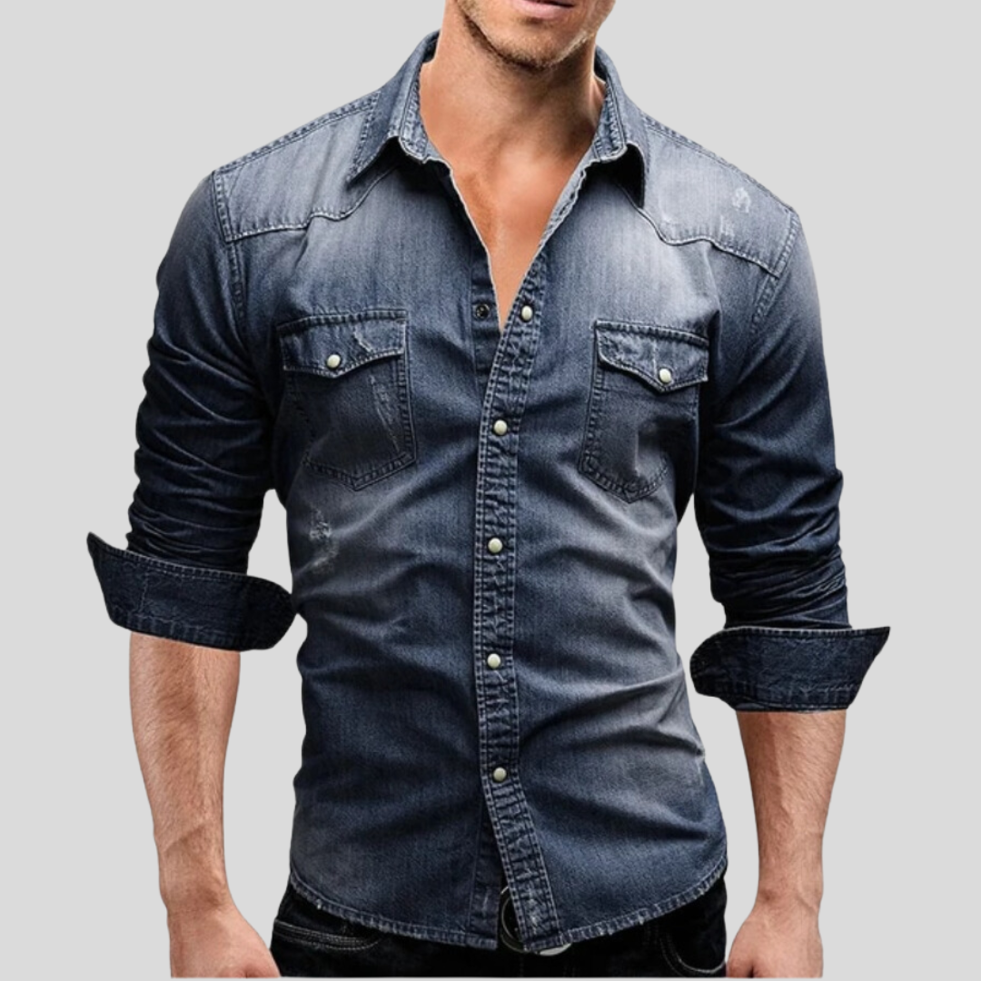 Lex | Chemise en denim moderne