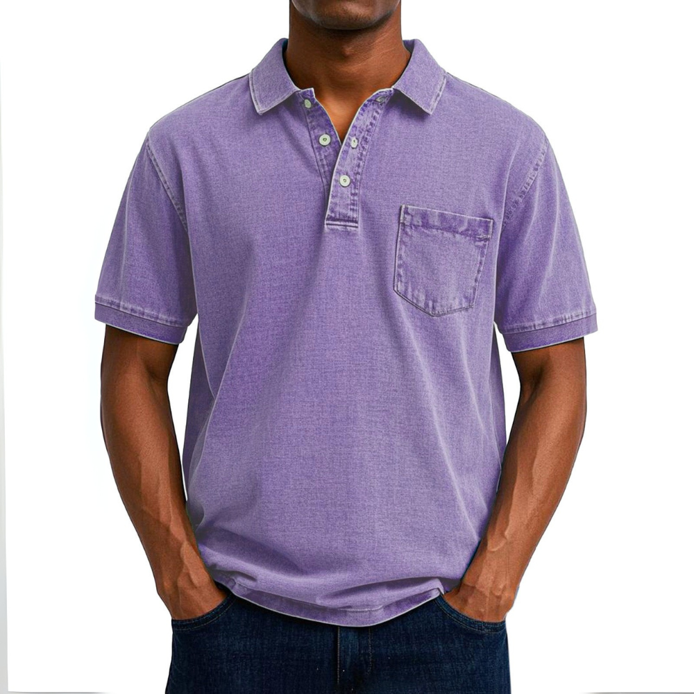 Maxime | Chemise Polo Vintage Décontractée