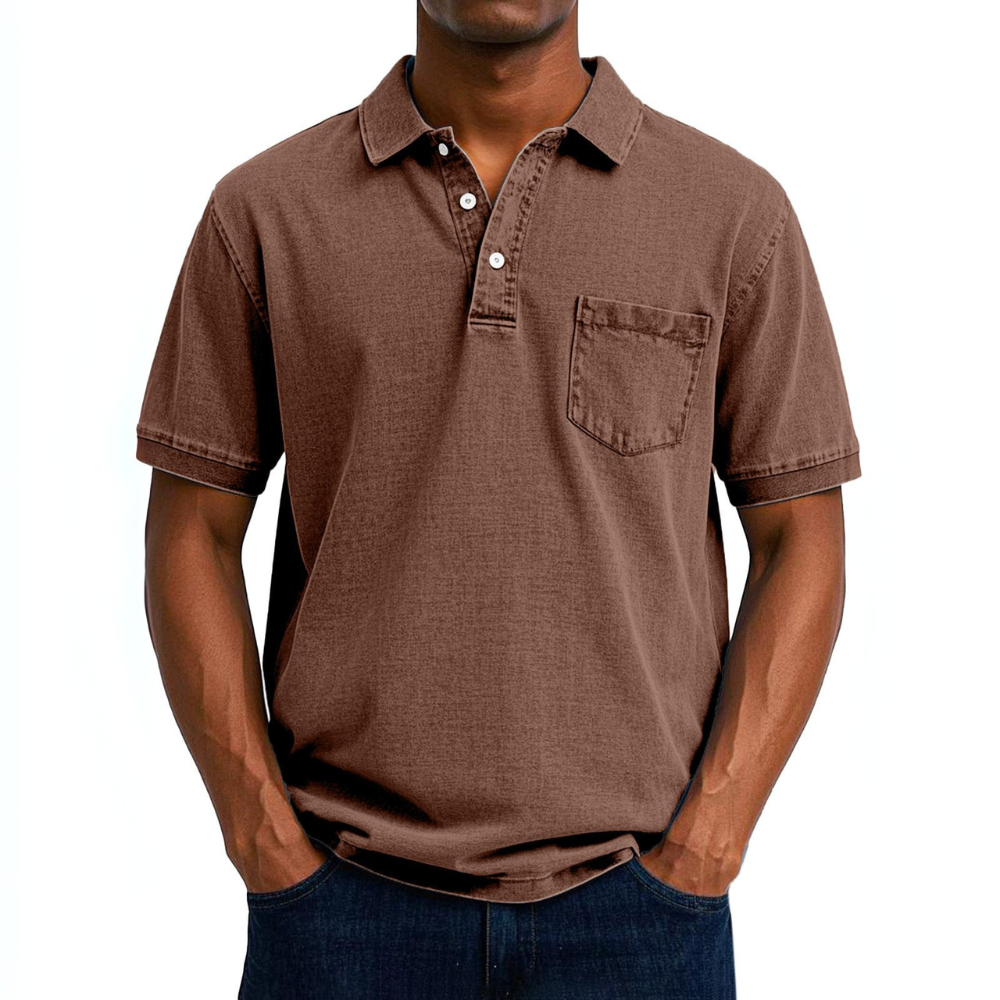 Maxime | Chemise Polo Vintage Décontractée