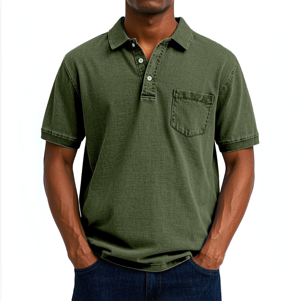 Maxime | Chemise Polo Vintage Décontractée