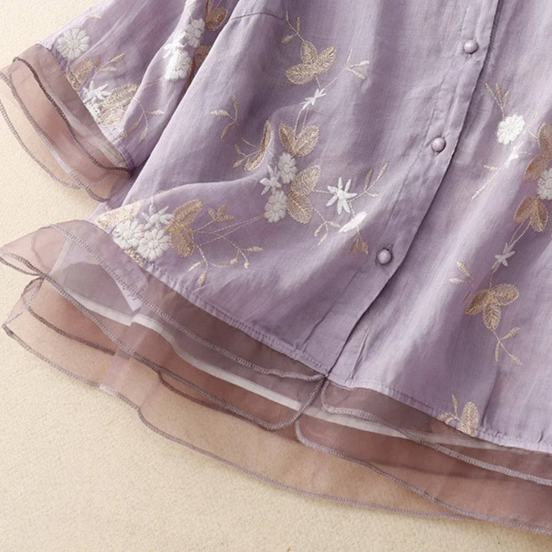 Laurienne | Blouse brodée
