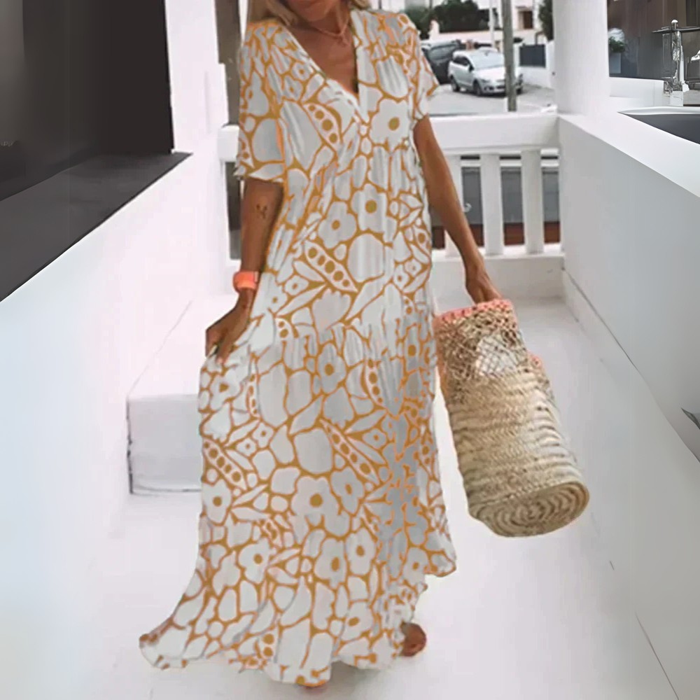 Christine – Robe longue fluide