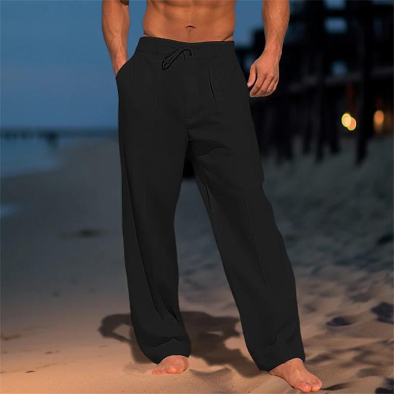 Andrei – Pantalon uni en lin