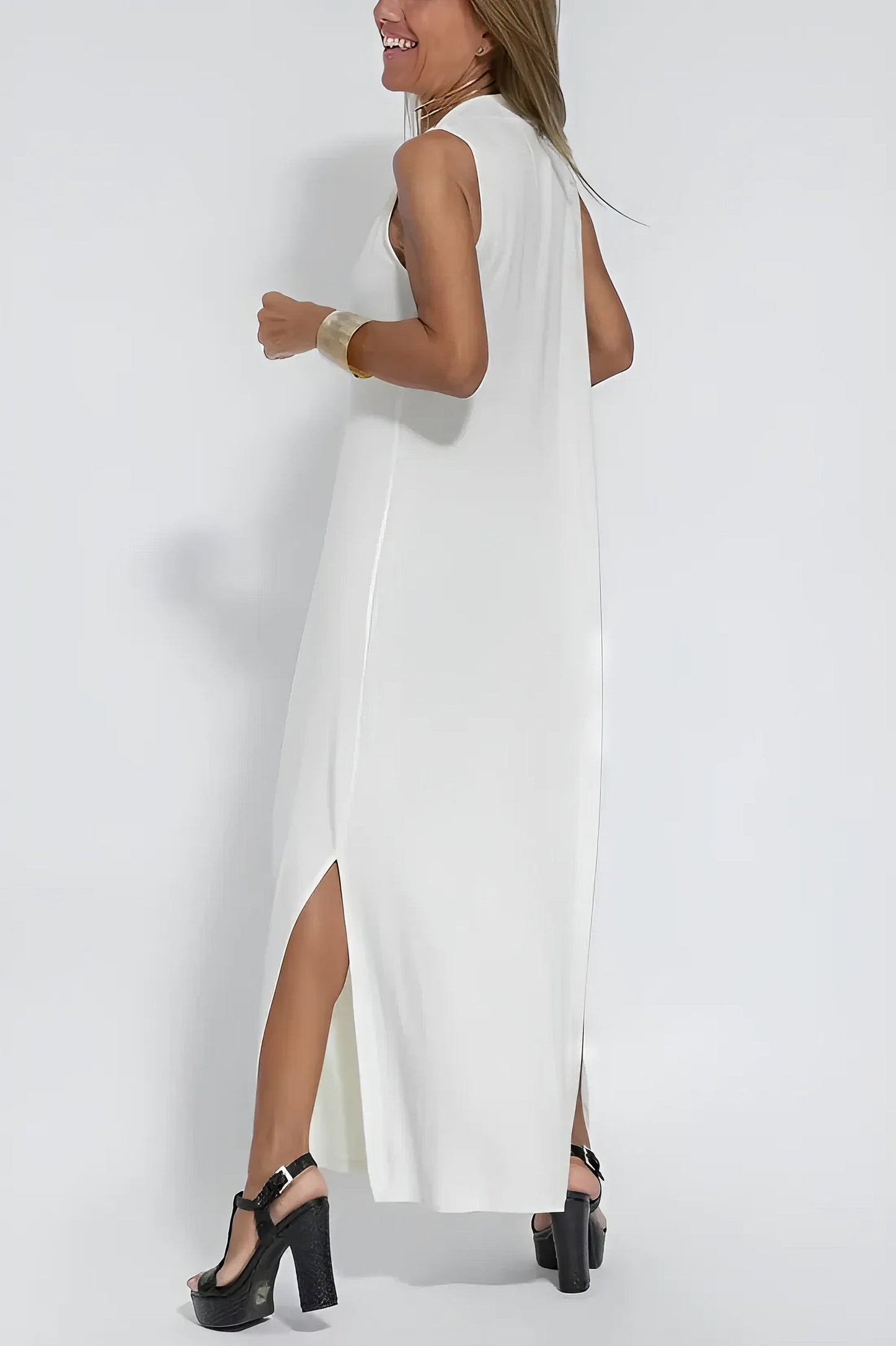 Elise | robe longue élégante avec cardigan assorti offert