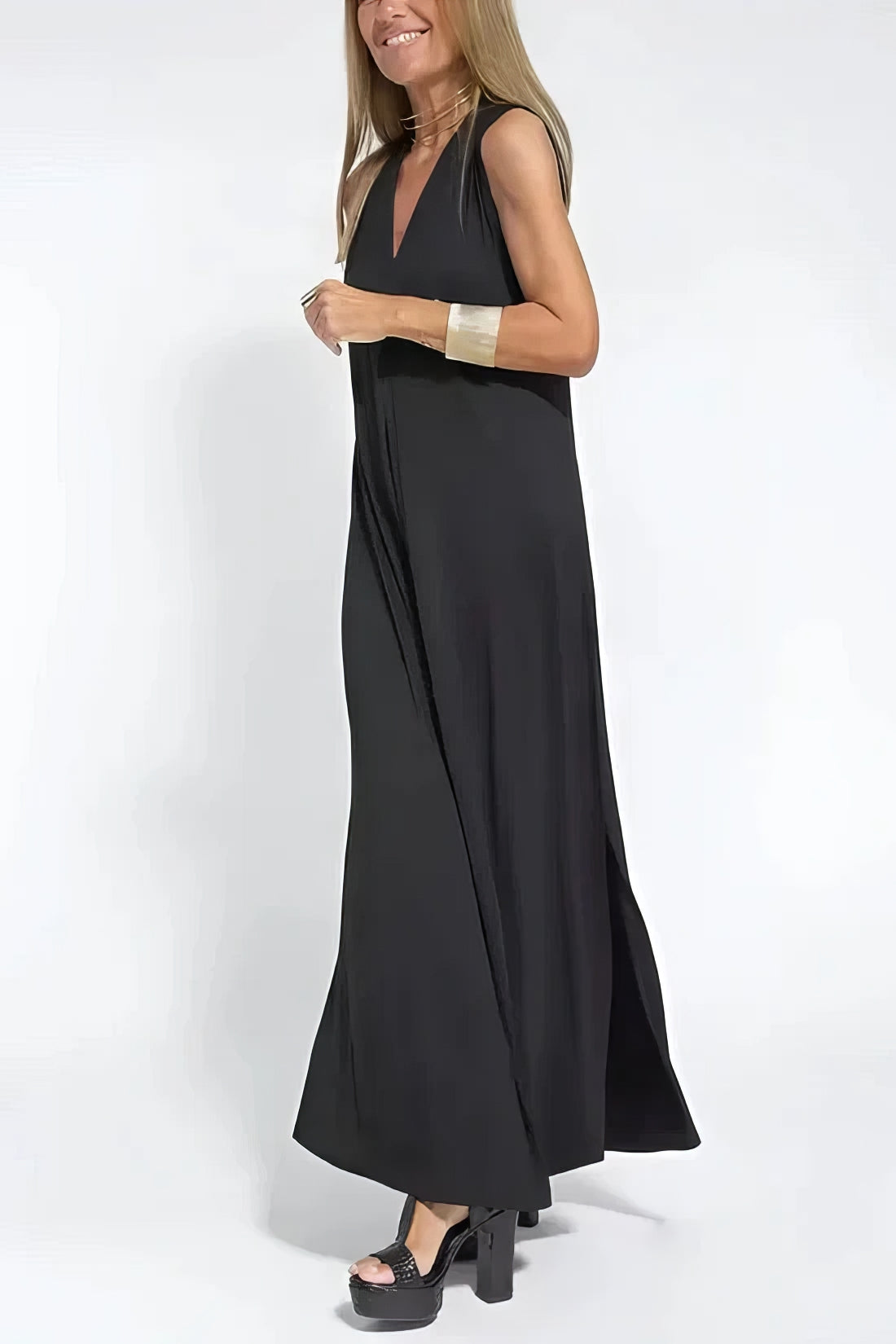 Elise | robe longue élégante avec cardigan assorti offert