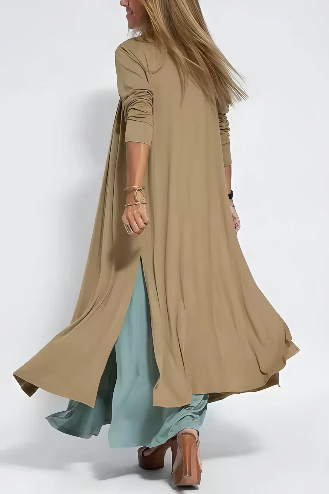 Elise | robe longue élégante avec cardigan assorti offert