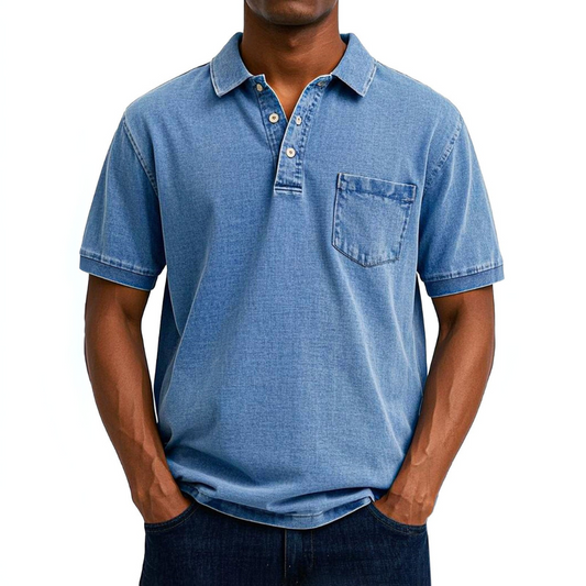 Maxime  | Chemise Polo Vintage Décontractée