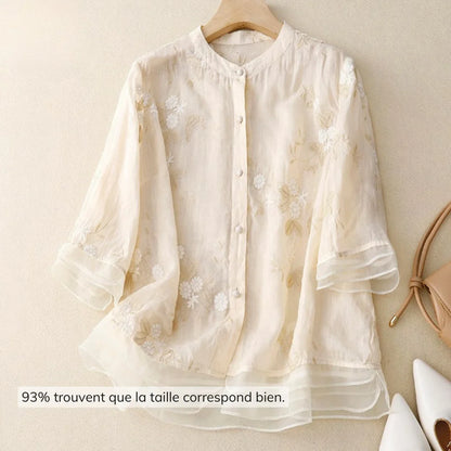 Laurienne | Blouse brodée