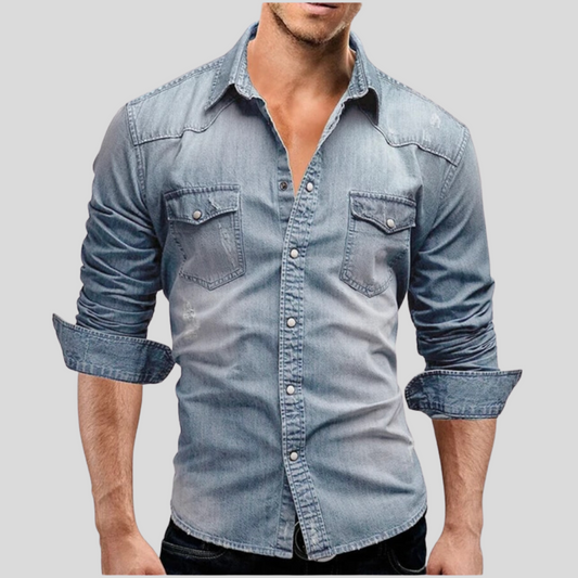 Lex | Chemise en denim moderne