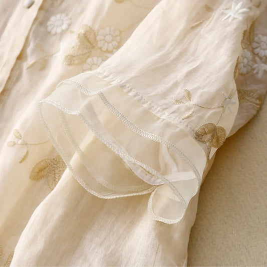 Laurienne | Blouse brodée