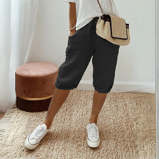 Marthe | Short Confortable Ourlé