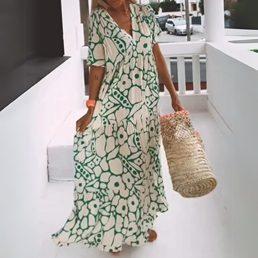 Christine – Robe longue fluide