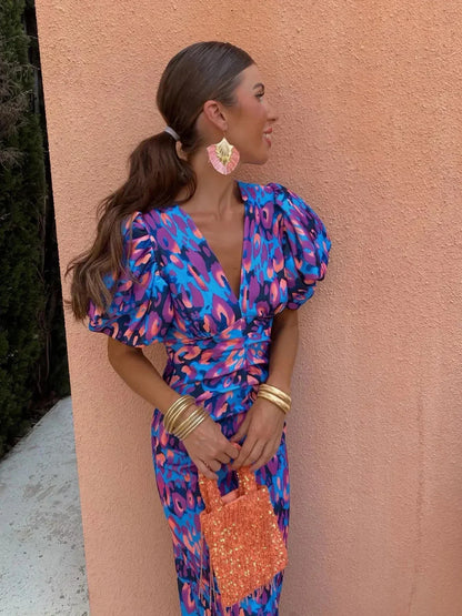 Élodie | Robe longue et colorée